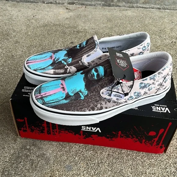 New Vans X Terror Horror The Shining Classic Slip-on Shoes Sneakers (Uni…